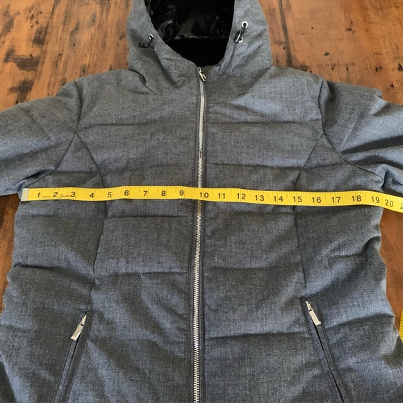 Obermeyer Womens Bombshell Hooded Jacket Insulated Winter Ski Gray Sz 8 - Picture 9 of 16